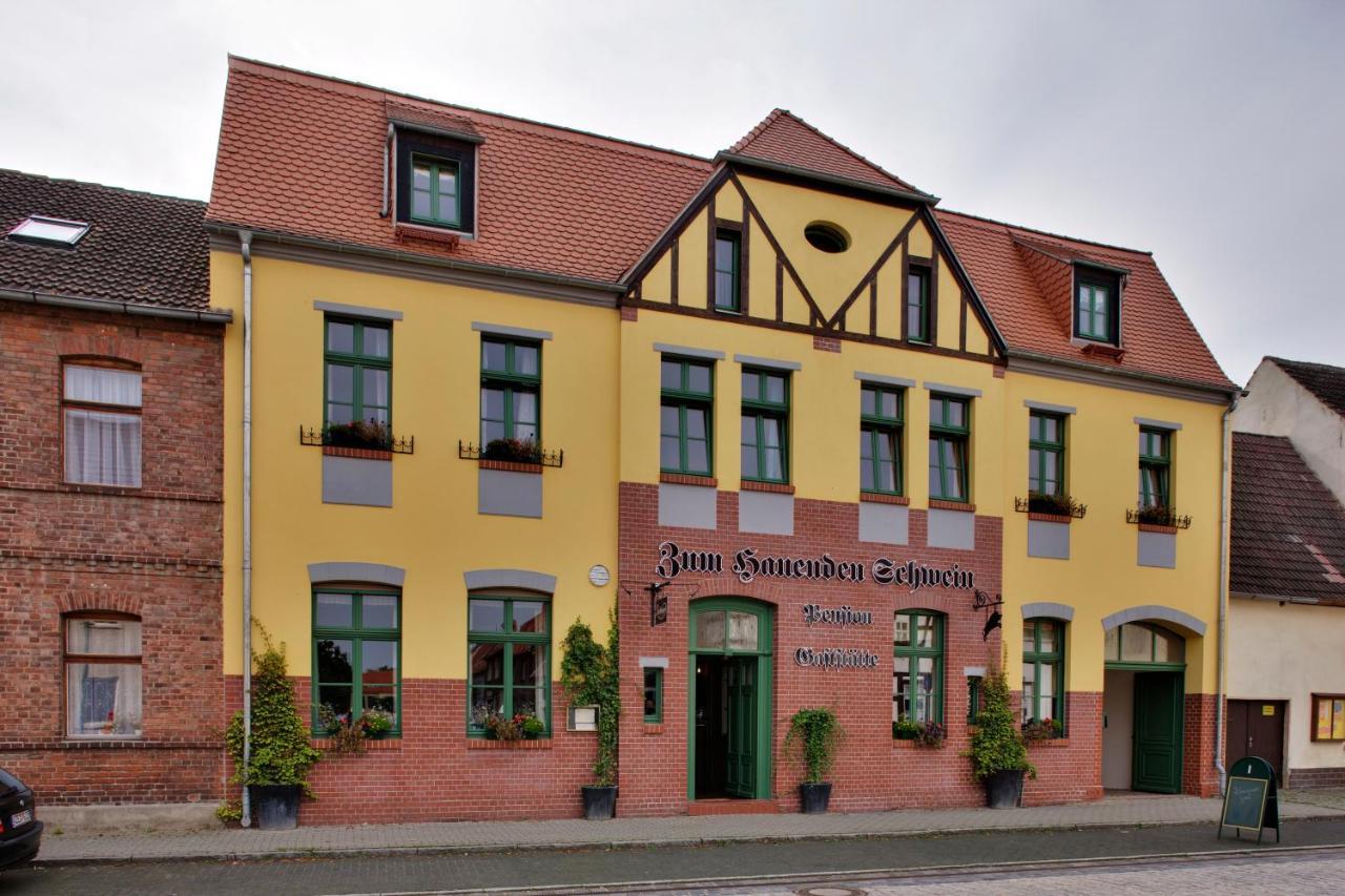 Gasthaus Und Pension "Zum Hauenden Schwein" Woerlitz Exterior photo